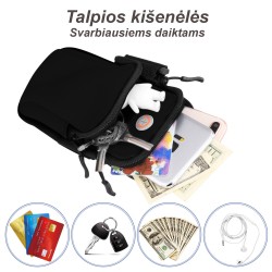 Rankos piniginė - telefono dėklas sportui - Oranžinė