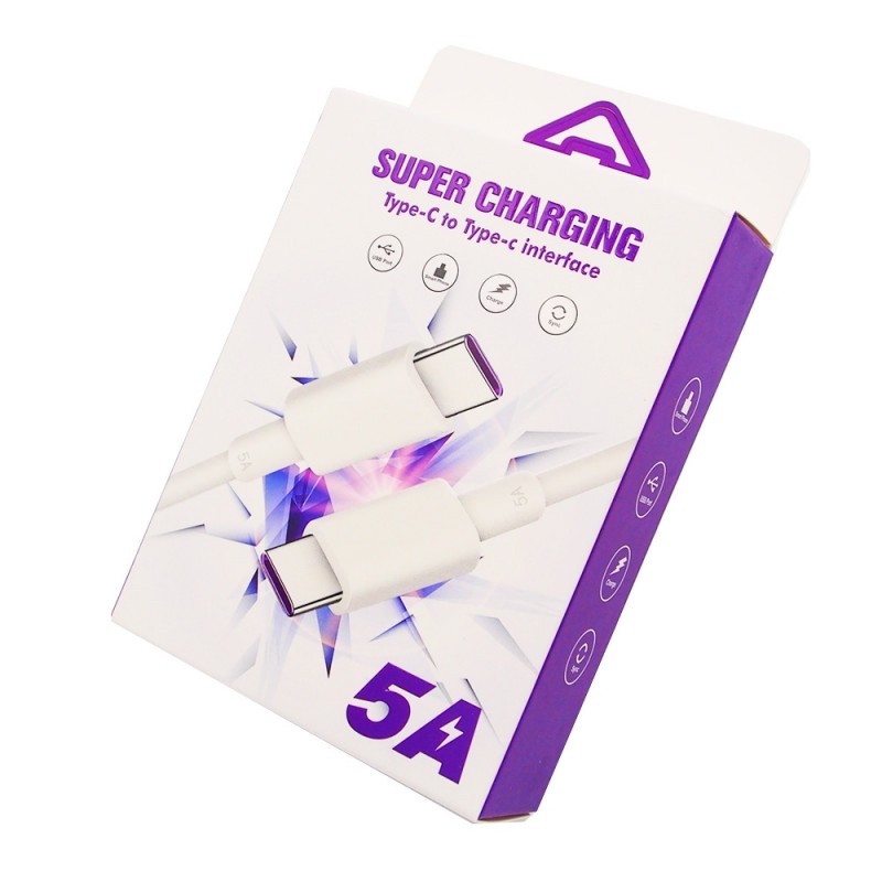TYPE-C -TYPE-C 5A Laidas 1M