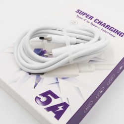 TYPE-C -TYPE-C 5A Laidas 1M