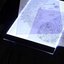 Piešimo lenta su LED apšvietimu A4