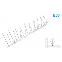 Spygliai paukščiams atbaidyti 50x11x2,2cm