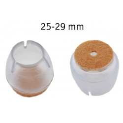 Silikoninių apsaugų rinkinys baldams (25-29 mm)