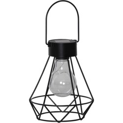 Saulės energija įkraunama LED lempa „Edison“