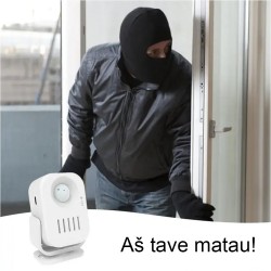 Praėjimo skambutis (galima įrašyti balsą)