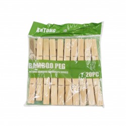 Skalbinių segtukai "Bamboo"