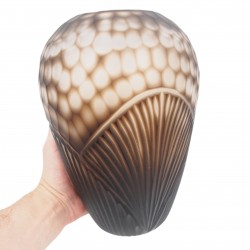 Stiklinė vaza „Forma Lumo“, 13.5 × 13.5 × 35.5 cm