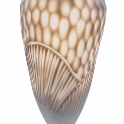 Stiklinė vaza „Forma Lumo“, 15 × 15 × 43 cm