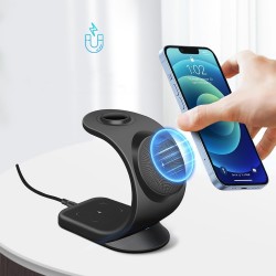 Telefono ir laikrodžio belaidis įkroviklis Telefono ir laikrodžio belaidis įkroviklis