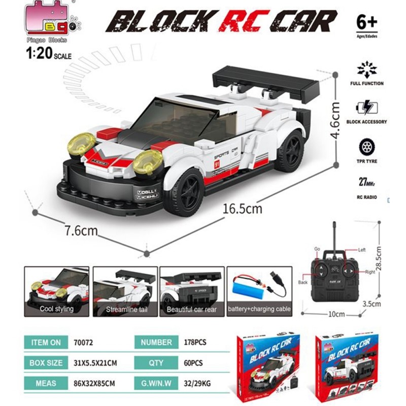 Konstruktorius/ suvenyras RC mašinėlė TR2055D
