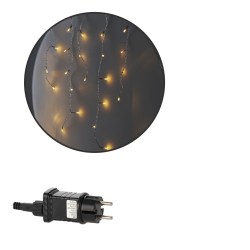 Kalėdinė LED užuolaida/ varvekliai, 300 LED, šiltai balta šviesa, 12 m Kalėdinė LED užuolaida/ varvekliai, 300 LED, šiltai balta šviesa, 12 m