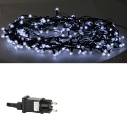 LED girlianda „Cherry Ball“ 200 LED, šaltai balta, 16 m