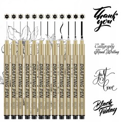 „Art Walker Drafting Pen“ techninių rašiklių rinkinys 12 vnt. „Art Walker Drafting Pen“ techninių rašiklių rinkinys 12 vnt.