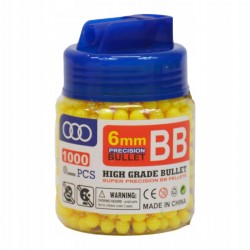 6 mm BB plastikinės kulkos - šratai 1000vnt. 6 mm BB plastikinės kulkos - šratai 1000vnt.