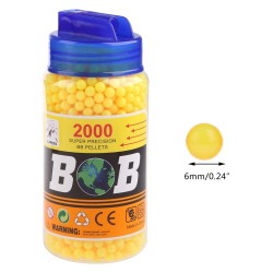 6 mm BB plastikinės kulkos - šratai 2000vnt. 6 mm BB plastikinės kulkos - šratai 2000vnt.