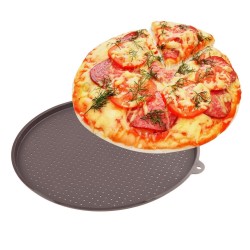 Perforuota kepimo forma picai – Ø34,5 × 1,5 cm Perforuota kepimo forma picai – Ø34,5 × 1,5 cm