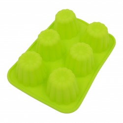 Silikoninė mini keksiukų forma (6 vnt.)