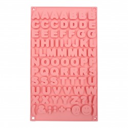 Silikoninė forma raidėms – 29,5 × 17 × 0,6 cm