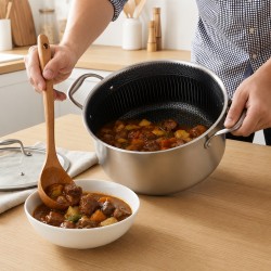 Puodas su dangčiu OSFÉ Tri-Ply, 28 cm, 8 l Puodas su dangčiu OSFÉ Tri-Ply, 28 cm, 8 l