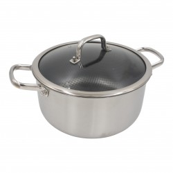 Puodas su dangčiu OSFÉ Tri-Ply, 28 cm, 8 l Puodas su dangčiu OSFÉ Tri-Ply, 28 cm, 8 l