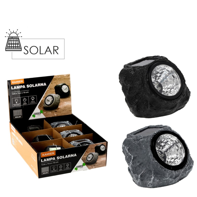 LED saulės energija maitinama sodo lempa