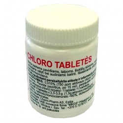 Chloro tabletės, 8 vnt.