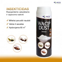 WACIP DUST milteliai ropojantiems vabzdžiams ir vapsvoms, 500 g WACIP DUST milteliai ropojantiems vabzdžiams ir vapsvoms, 500 g