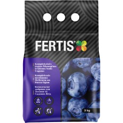 Kompleksinės trąšos Šilauogėms ir kitoms sodo uogoms FERTIS, 3kg Kompleksinės trąšos Šilauogėms ir kitoms sodo uogoms FERTIS, 3kg