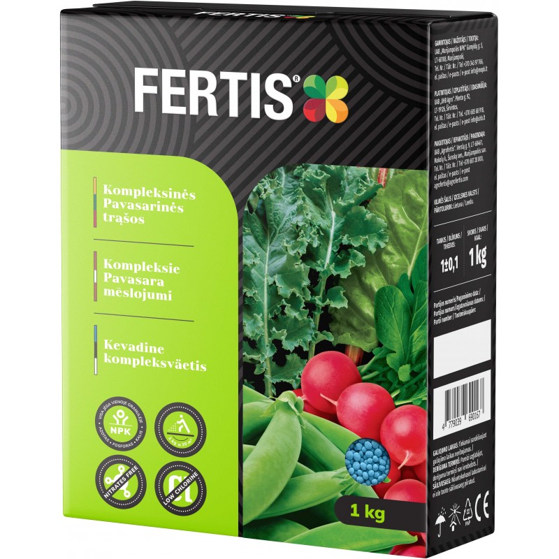 Kompleksinės Pavasarinės trąšos FERTIS , 1 kg