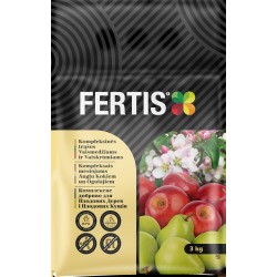 Kompleksinės trąšos Vaismedžiams ir vaiskrūmiams FERTIS, 3kg Kompleksinės trąšos Vaismedžiams ir vaiskrūmiams FERTIS, 3kg