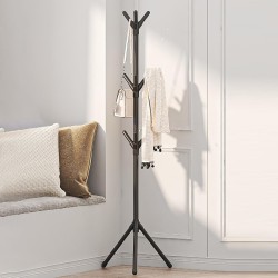 Pastatoma drabužių kabykla su kabliukais (170 cm)