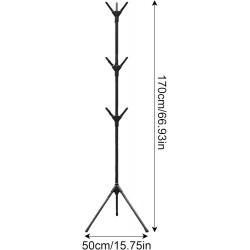 Pastatoma drabužių kabykla su kabliukais (170 cm)