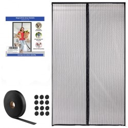 Aukštos kokybės magnetinis durų tinklelis 210 × 100 cm