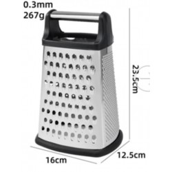 Didelė virtuvinė tarka 23,5 CM. (4 pusių, nerūdijančio plieno)