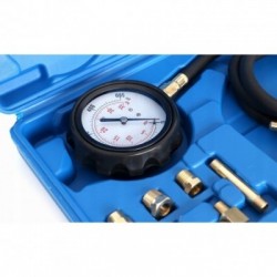 Tepalo slėgio matuoklis su antgaliais 0-500psi 0-35bar