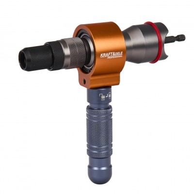 Kniediklio adapteris 3in1 srieginėms kniedėms M3-M12 suktuvui/ gręžtuvui