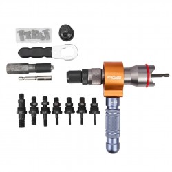 Kniediklio adapteris 3in1 srieginėms kniedėms M3-M12 suktuvui/ gręžtuvui