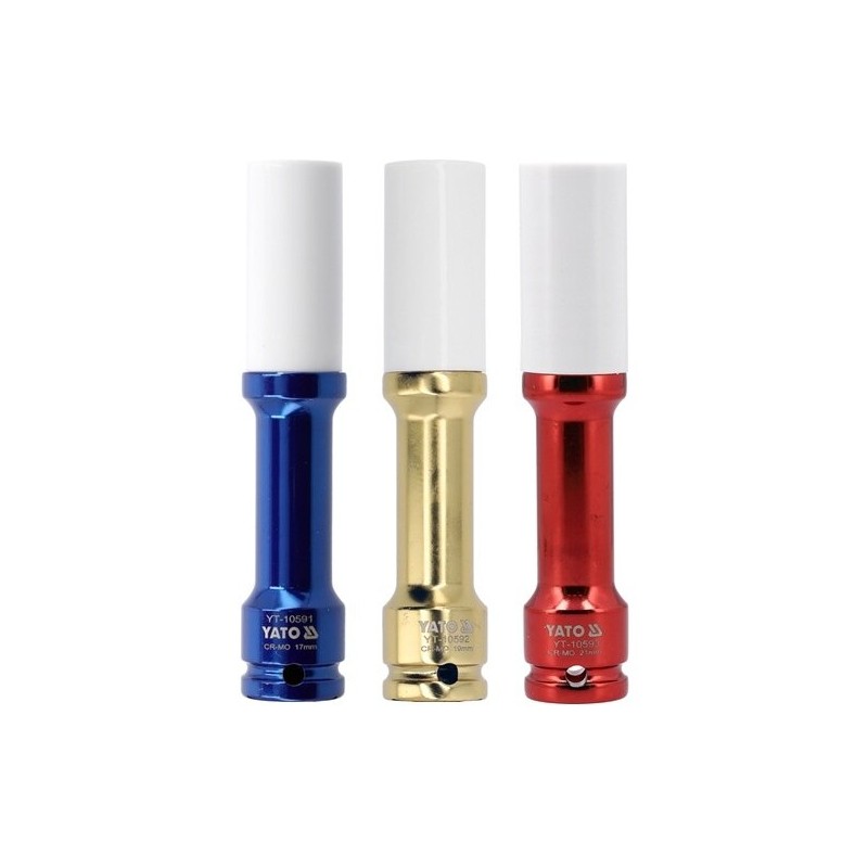 Prailginta smūginė galvutė 1/ 2'' plonasienė su apsauga L 150mm