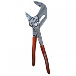 Santechinės replės 180 mm su mygtuku, sustiprintos