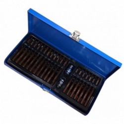 IMBUS, TORX ir SPLINE antgalių rinkinys 40 dalių