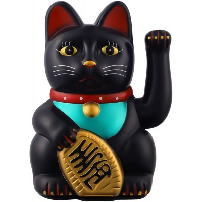 Juoda laimės katė „Maneki...