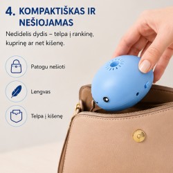 Mini ventiliatorius su skraidančiu kamuoliuku (mėlynas) Mini ventiliatorius su skraidančiu kamuoliuku (mėlynas)