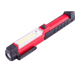 Prožektorius darbui COB (1.5W) + LED1 (įkraunamas) Prožektorius darbui COB (1.5W) + LED1 (įkraunamas)