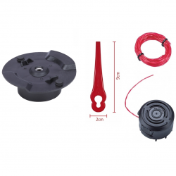 Akumuliatorinis trimeris su priedais WORCRAFT 20V LI-ION
