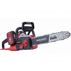 Akumuliatorinis grandininis pjūklas WORCRAFT 40V (20V+20V) LI-ION Akumuliatorinis grandininis pjūklas WORCRAFT 40V (20V+20V) LI-ION