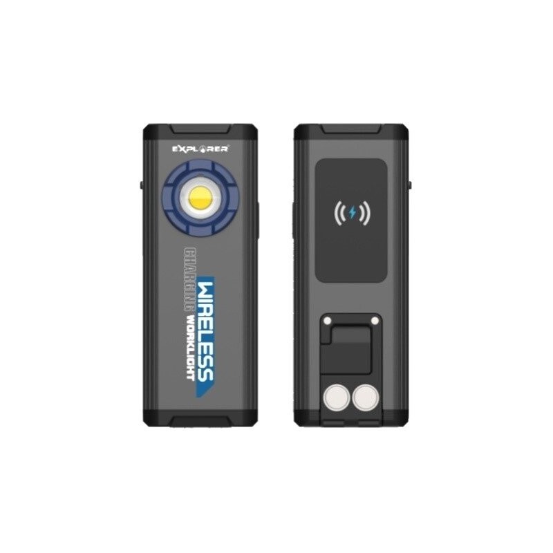 Prožektorius darbui COB LED (su belaidžio įkrovimo stotele)