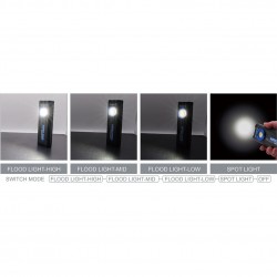 Prožektorius darbui COB LED (su belaidžio įkrovimo stotele) Prožektorius darbui COB LED (su belaidžio įkrovimo stotele)