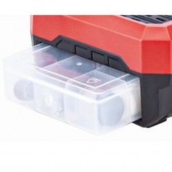Akumuliatorinis mini tiesinis šlifuoklis su priedais WORCRAFT 20V LI-ION Akumuliatorinis mini tiesinis šlifuoklis su priedais WORCRAFT 20V LI-ION
