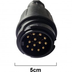 Kištukas priekabai 12V 13POL plast.