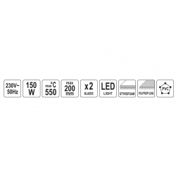 Elektrinis karštas peilis plastikui / putai / vaškui 220W