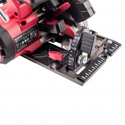 Akumuliatorinis pjūklas diskinis su laseriu 165mm WORCRAFT 20V LI-ION